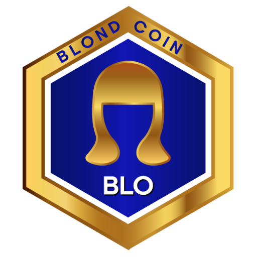 Blondcoin hexagonal logo